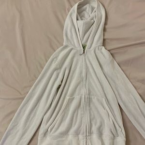 Juicy Couture White Zip Up